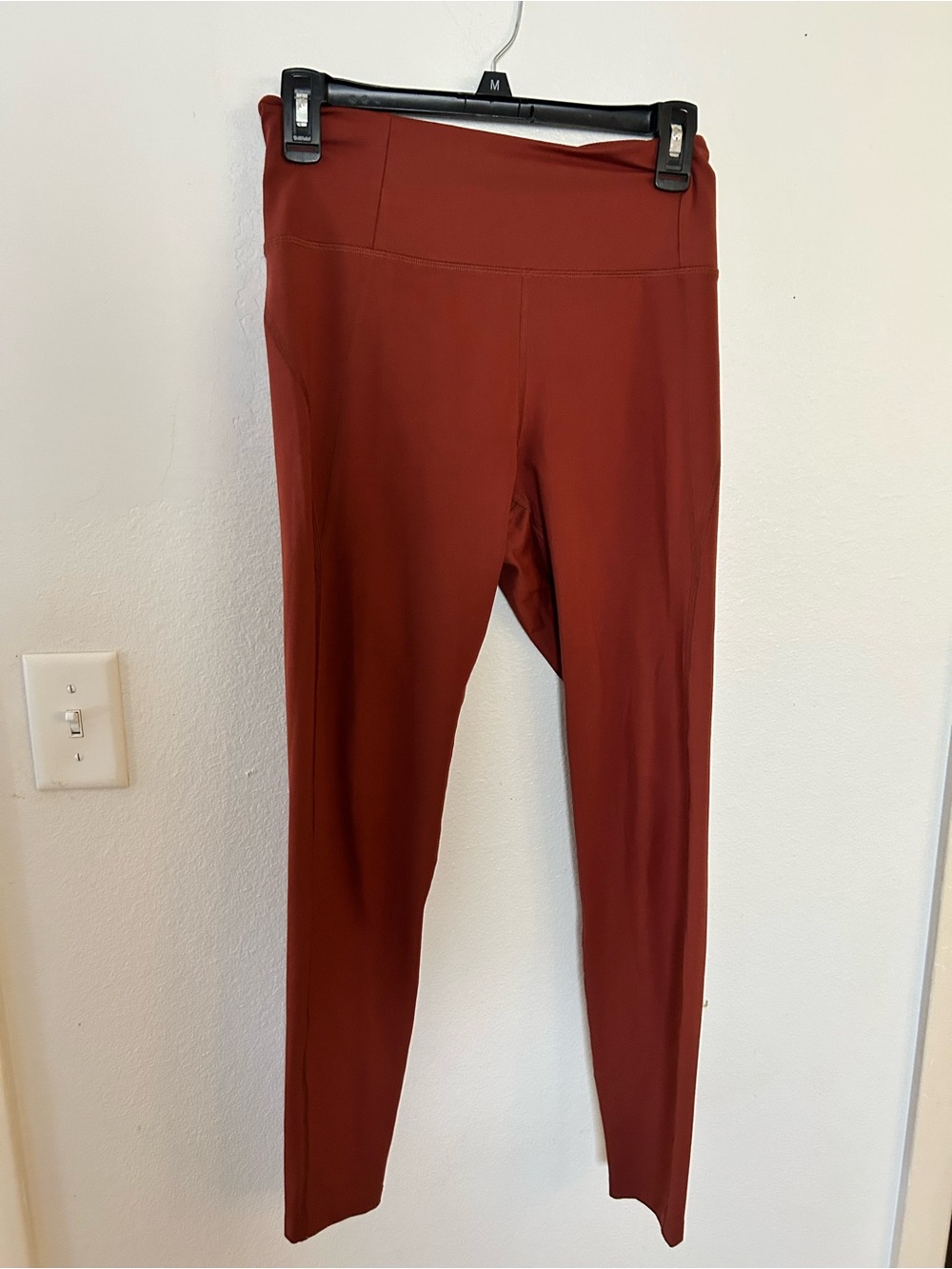 girlfriend collective High-Rise Leggings in Rusty Red